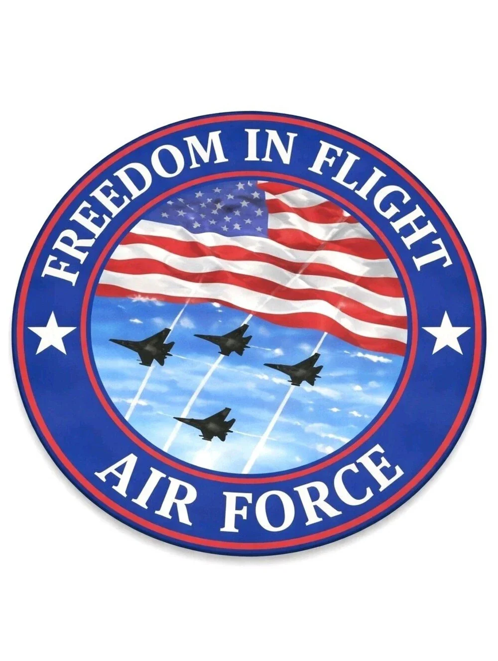 US Air Force Freedom In Flight Wall Plaque Military Aviation Patriotic Decor